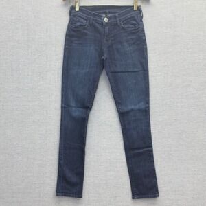 True Religion‎ Skinny Jeans Dark Wash Low Rise Halle USA Stretch Women's Sz 25